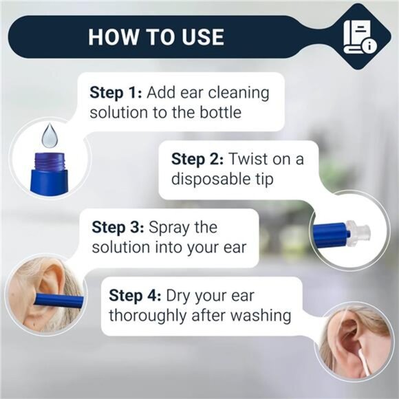 Wax-Rx Ph Conditioned Ear Wash System, 15.2 Ounce - Picture 5 of 8